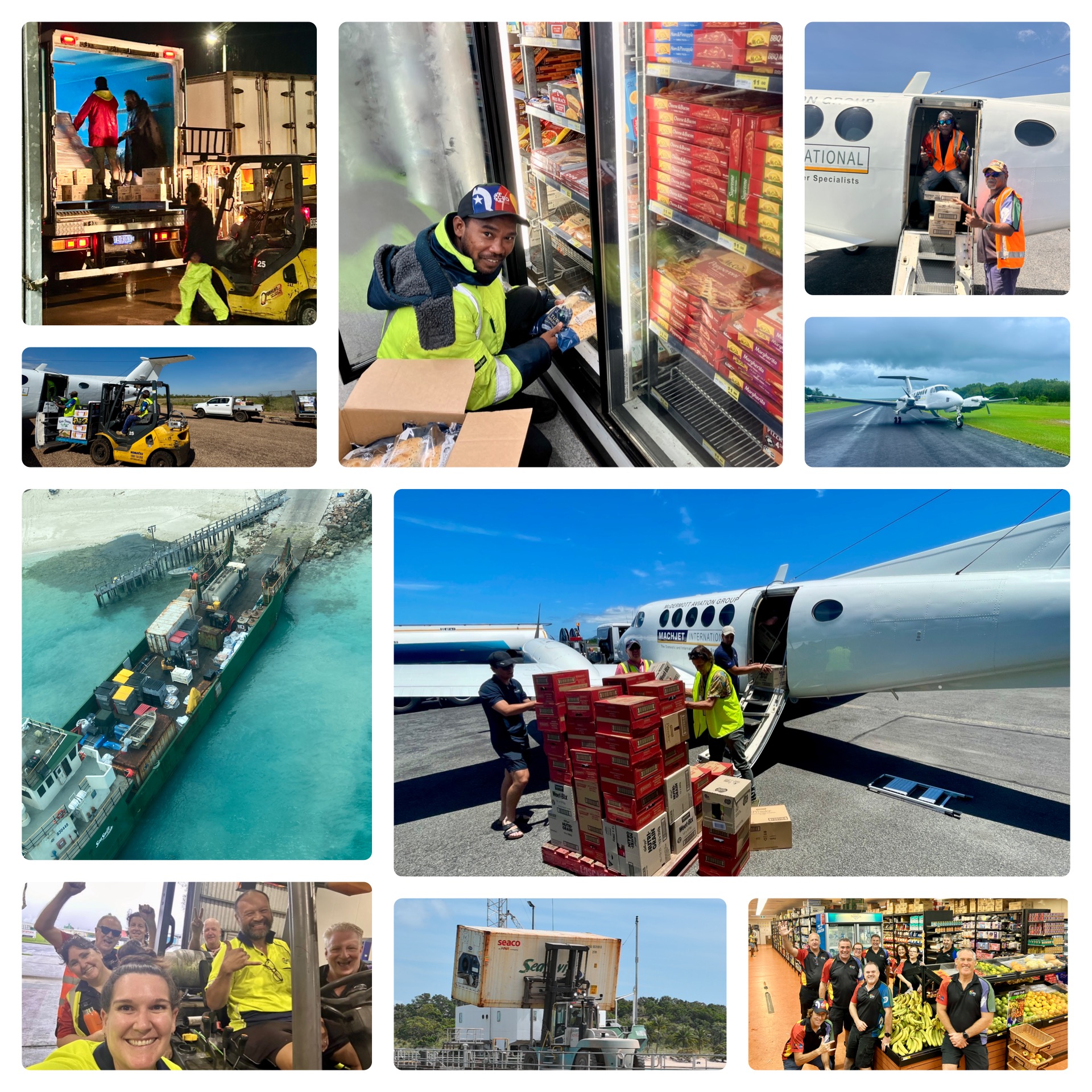 CEQ, Sea Swift and TSIRC working together to maintain community supplies across remote Far North Queensland during severe wet weather event